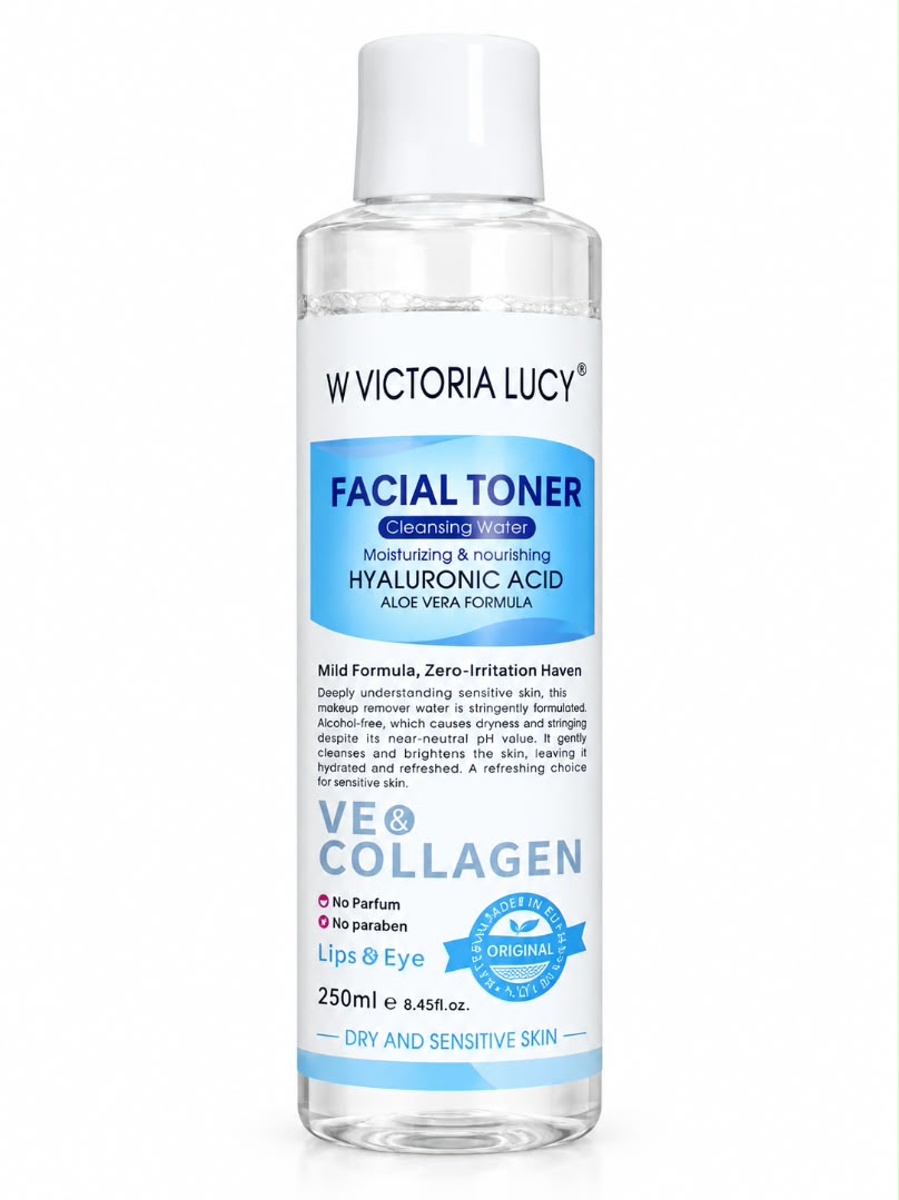 WhatsApp Image 2026-09-27 at 11.03.14 (1) تونر صورت W VICTORIA LUCY مدل Facial Toner حجم: 250 میلیلیتر مناسب: پوست نرمال تا چرب - تصویر 1