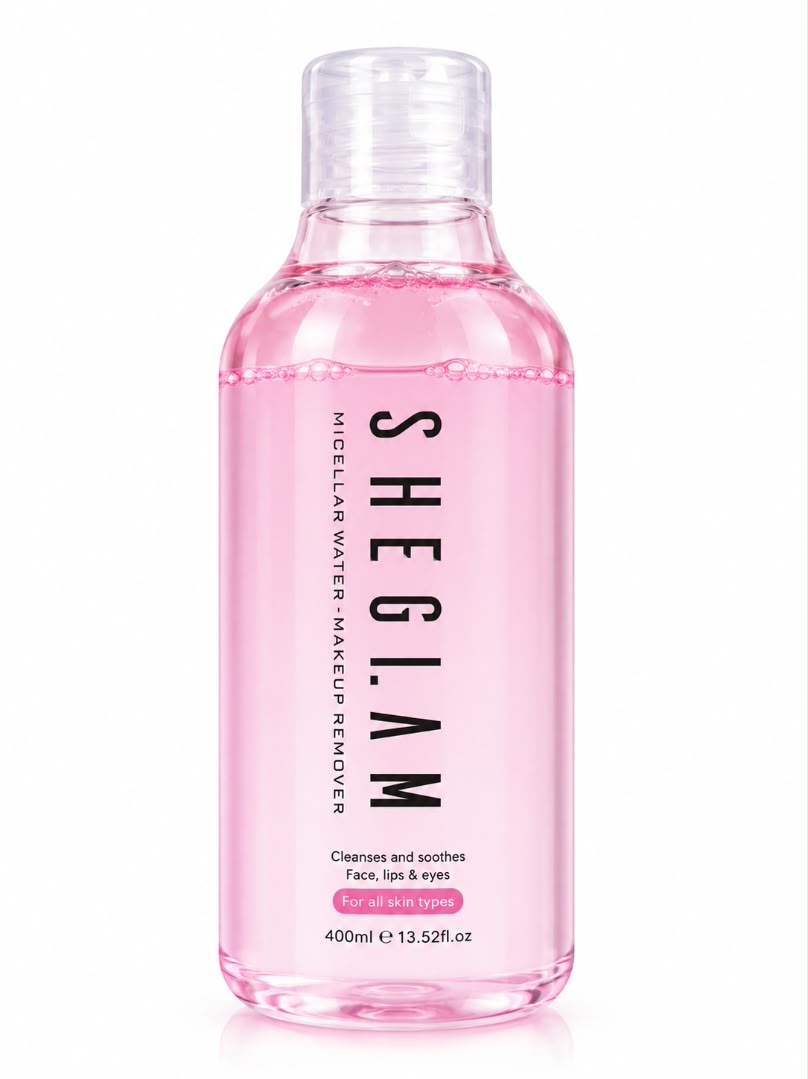 WhatsApp Image 2026-09-27 at 11.28.48 (1) میسلار واتر شیگلم 400 میل – SHEGLAM Micellar Water میسلار واتر شیگلم یک پاککننده ملایم برای پاک کردن آرایش و آلودگیهای روزانه از پوست است. این محصول به پاکسازی صورت، لب و اطراف چشم کمک کرده و حس تمیزی و طراوت به پوست میبخشد. ویژگیها: - تصویر 1