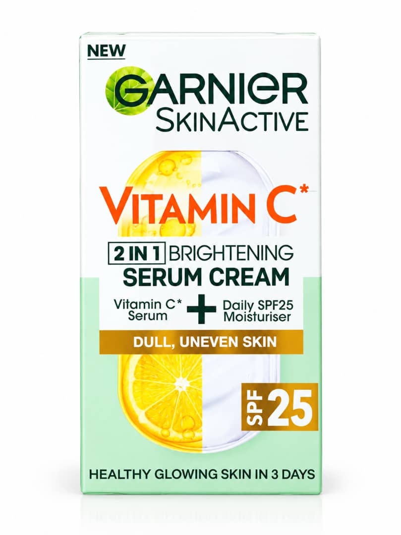 WhatsApp Image 2026-09-30 at 23.06.33 سرم وکرمی ویتامین C گارنیر SkinActive سرم ویتامین C گارنیر SkinActive یک محصول مراقبت از پوست با تمرکز بر شفافتر و شادابتر شدن ظاهر پوست است. این سرم با بافت سبک به پوست کمک میکند ظاهر کدر و خسته پوست کمتر دیده شود و پوست جلوهای یکدستتر و باطراوتتر داشته باشد. - تصویر 1
