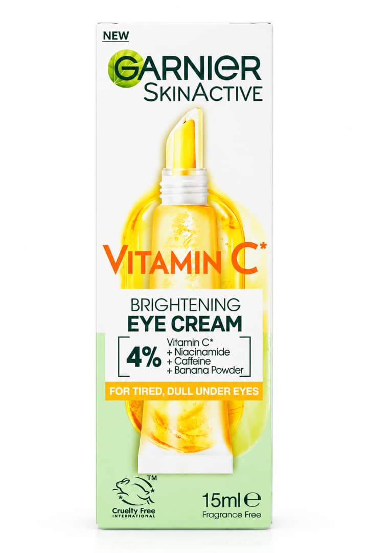 WhatsApp Image 2026-09-30 at 23.22.29 سرم دور چشم ویتامین C گارنیر Garnier SkinActive Vitamin C سرم دور چشم ویتامین C گارنیر یک محصول روشنکننده و مراقبتی برای ناحیه حساس اطراف چشم است که به کاهش ظاهر تیرگی، خستگی و کدری پوست کمک میکند. فرمول این محصول با ترکیباتی مانند ویتامین C، نیاسینامید و کافئین طراحی شده تا پوست اطراف چشم شادابتر، روشنتر و باطراوتتر به نظر برسد. - تصویر 1