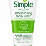 سیمپل /  پاک کننده آرایش صورت سیمپل  ژل شست‌وشوی صورت سیمپل مدل moisturising حجم 150 میلی‌لیتر